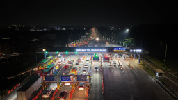 Puncak Arus Balik Idulfitri, Volume Kendaraan di Tol Sumo Melonjak Tajam Hampir 50 Persen