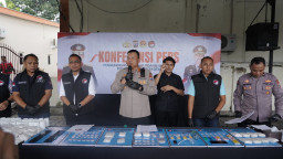 Narkoba Senilai Satu Miliar Rupiah Diungkap Polres Mojokerto Kota