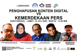 RLD Ajak Publik Bahas Penghapusan Konten dan Kemerdekaan Pers
