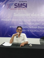 Isa Iskandar Kembali Jabat Ketua SMSI Kota Surabaya Periode 2026-2029