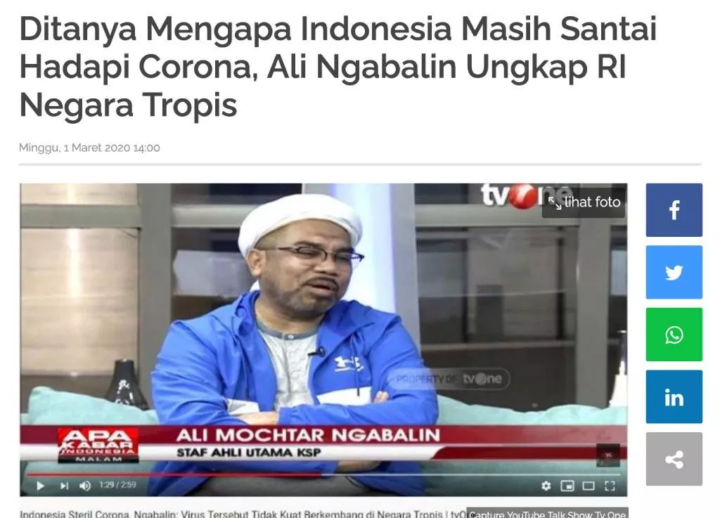 Pejabat Negara Menganggap Remeh Corona, Beberapa Diantaranya Malah Positif Covid-19