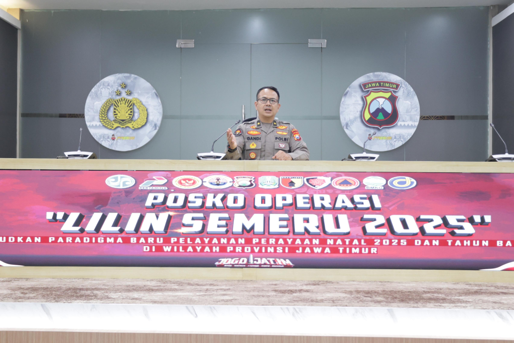 Kasubsatgas Penmas selaku juru bicara Ops Lilin Semeru 2025, Kompol Gandi Darma Yudanto. (Istimewa)