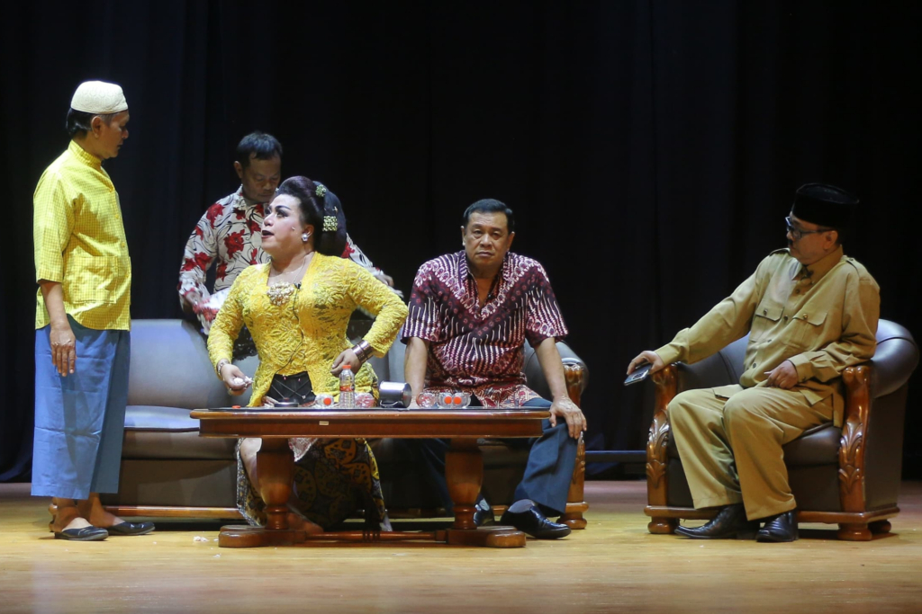 Ilustrasi pertunjukan ludruk. (Istimewa)