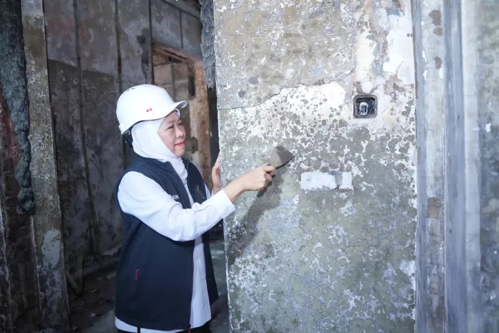 Pemulihan Bangunan Gedung Negara Grahadi Resmi Dimulai, Gubernur Khofifah Pastikan Jaga Kelestarian Cagar Budaya