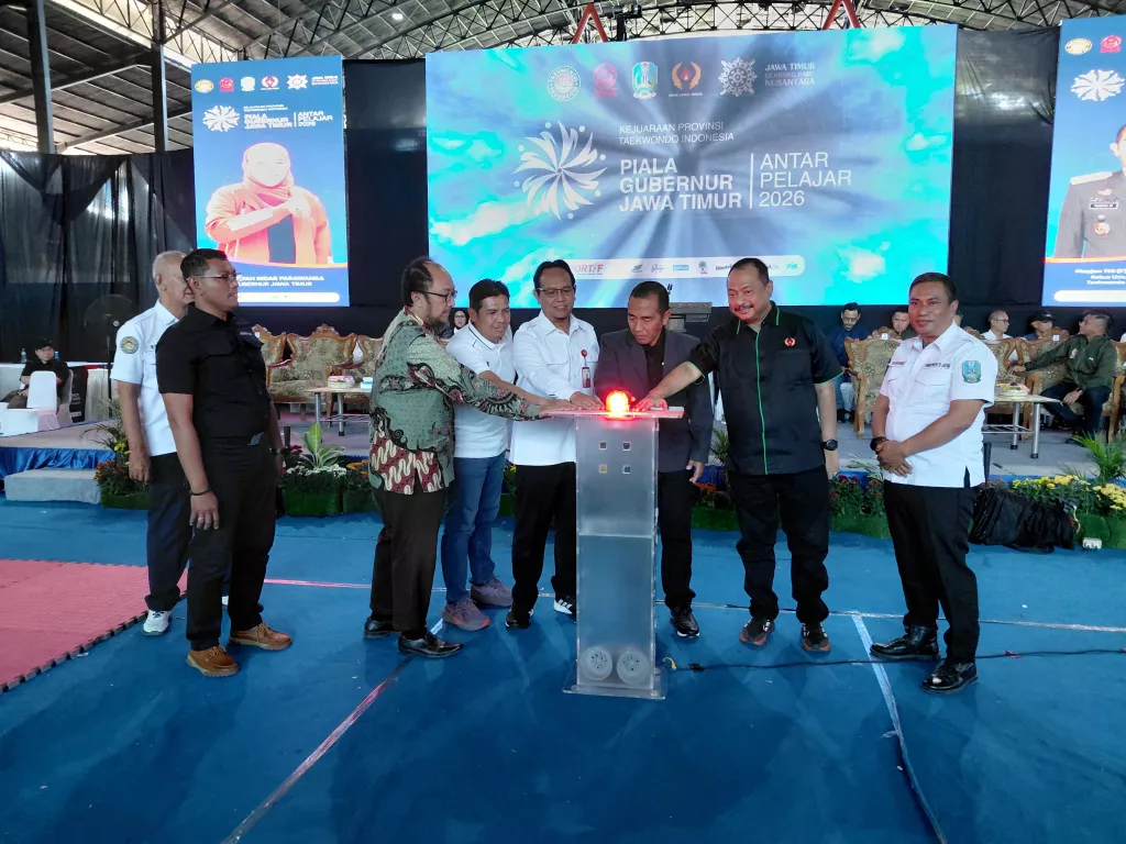 Meriah, Piala Gubernur Jatim 2026 Diikuti Ribuan Atlet Taekwondo Kategori Pelajar 