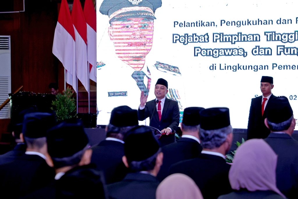 Pelantikan Satgas Anti-Preman serta Satgas Reformasi Agraria. (Istimewa)