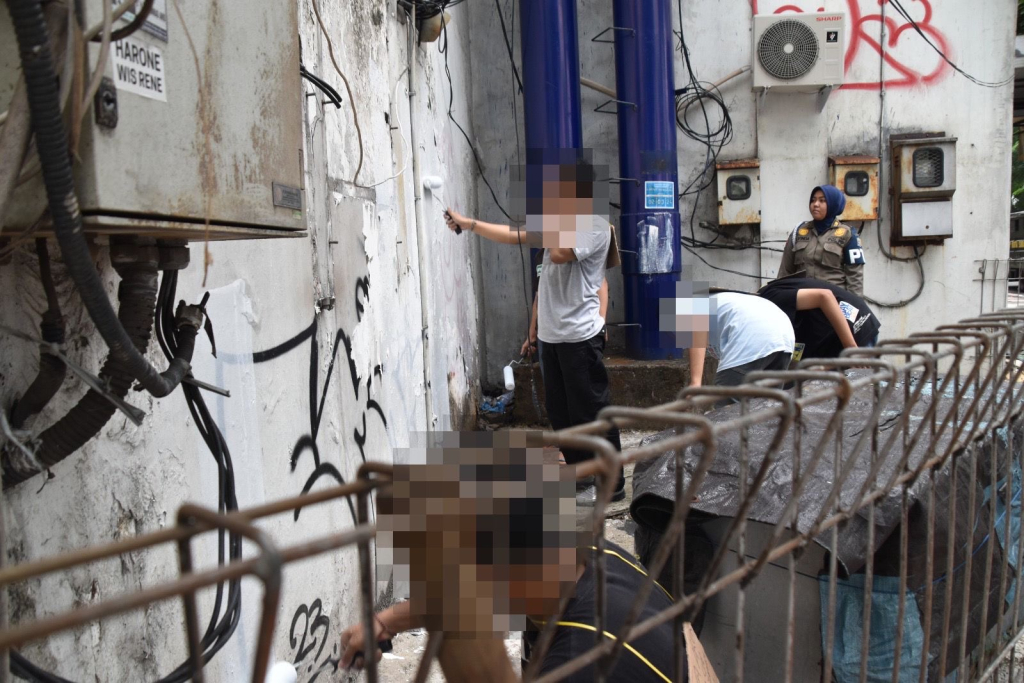 Satpol PP Surabaya amankan pelaku vandalisme