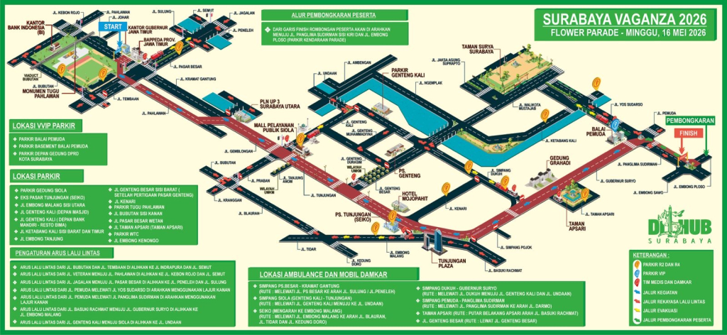 Ilustrasi 15 titik parkir