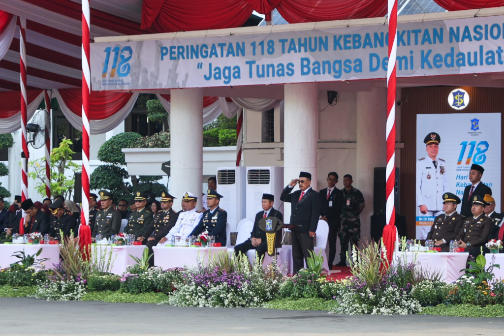 Peringatan Hatkitnas di Balai Kota Surabaya